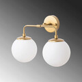 Aplica de perete, Fulgor, 942FLG2174, Metal, Auriu