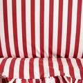 Lenjerie de pat pentru o persoana Trudy, Homla, 2 piese, 140x200 cm, bumbac, rosu/alb