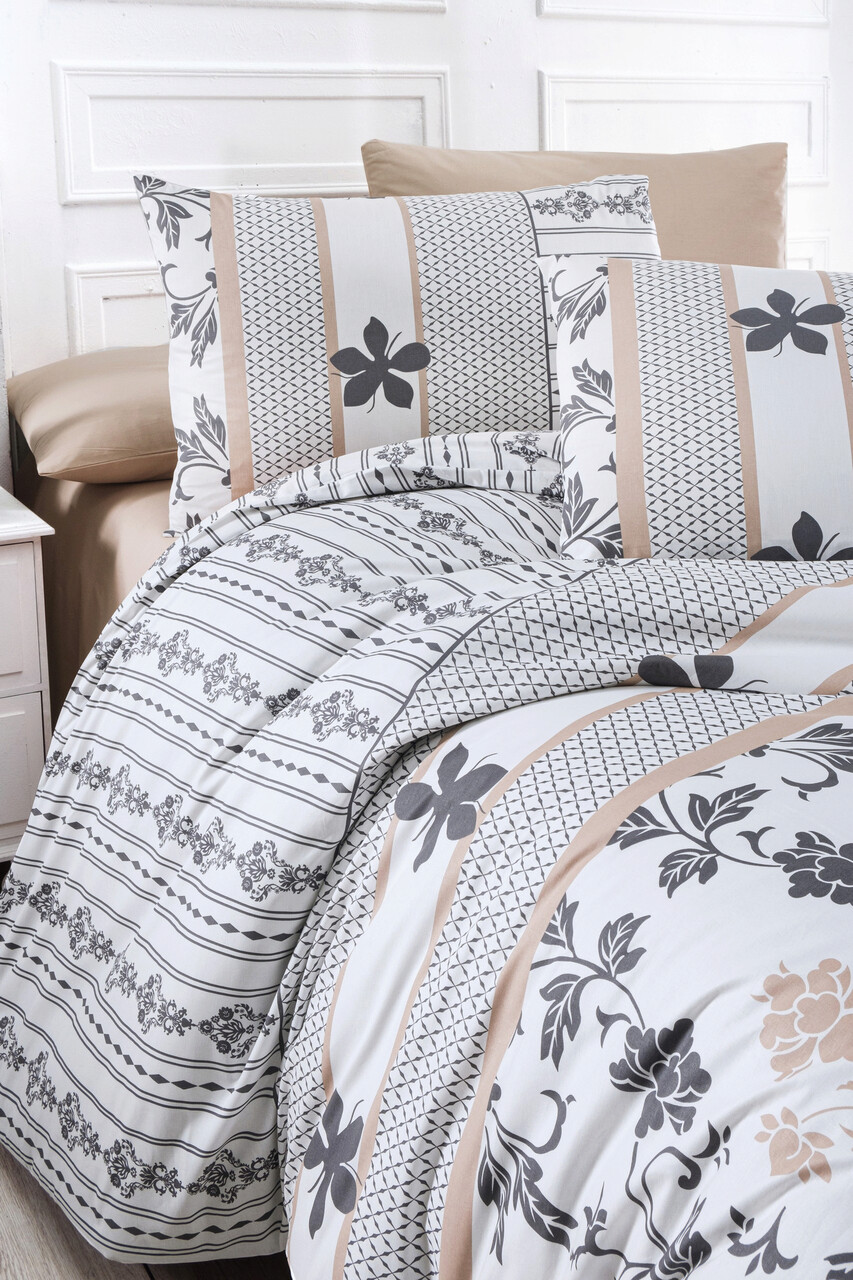 Lenjerie de pat dubla King (FR), Oak, Life Style, Bumbac Ranforce