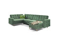 Coltar extensibil reversibil 5 locuri ELTAP, AsdU-11, Asgard, 326x202x93 cm, lemn/poliester, verde