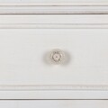 Bufet inferior Creaciones Meng, 120x36.5x91.5 cm, lemn de brad, alb antic