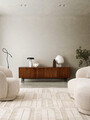 Canapea 2 locuri Tecla, Bizzotto, 191 x 93 x 73 cm, placaj/poliester Boucle, natural