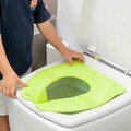 Reductor de scaun de toaleta pliabil pentru copii Foltry, InnovaGoods, 34 x 29 x 6 cm, verde