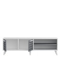 Comoda TV, Odessa, Noyan, 150x30x48 cm, PAL, Alb / Antracit
