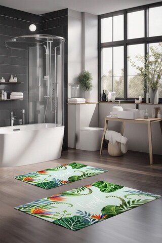 Set covorase de baie, Cartwright, CT-5305, Poliester, Multicolor