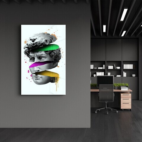 Tablou decorativ, CAM-1092, Dimensiuni: 46 x 72 cm, Multicolor
