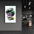Tablou decorativ, CAM-1092, Dimensiuni: 46 x 72 cm, Multicolor