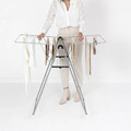 Uscator de rufe, Brabantia, Hangon Metallic, 15 m capacitate de uscare, otel, gri metalizat
