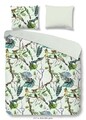 Lenjerie de pat pentru doua persoane, Good Morning Malabo, 100% bumbac, 3 piese, multicolor