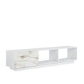 Comoda TV, Minima, Asimo, 180 x 41.4 x 37 cm, pal melaminat, alb