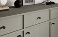 Comoda ADRK, Tili 3D 3S, 124.5x40.8x95 cm, PAL laminat, verde eucalipt