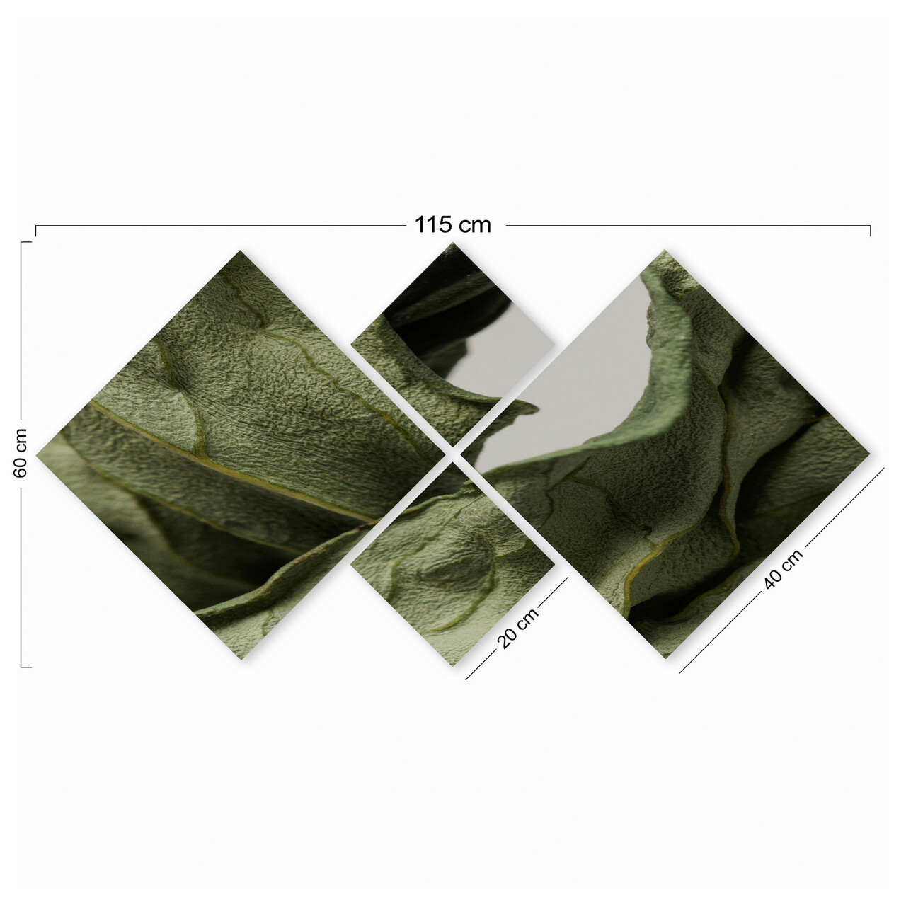 Set 4 tablouri decorative, 4MDF2334289, MDF, Imprimat UV, Multicolor