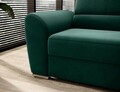 Coltar extensibil dreapta 3 locuri ELTAP, RT-35LU, Siber, 270x186x93 cm, lemn/poliester, verde inchis