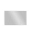 Oglinda decorativa, Siam, Akol, 50x75x2.2 cm, MDF , Alb