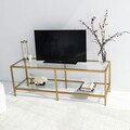 Comoda TV Basic, Neostill, 130x40x45 cm, auriu
