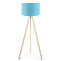 Lampadar, Insignio, 780SGN2454, 70% MDF/30% tesatura PVC, Albastru / Crem