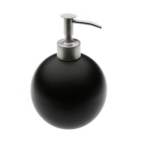Dozator sapun lichid Verena, Versa, Ø10.5×16.2 cm, otel, negru mezoni.ro imagine noua 2022