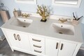 Set mobilier de baie (3 piese), Jussara, Michigan 60, Alb