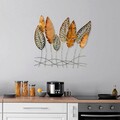 Decoratiune de perete, Kosmer 2, Metal, Dimensiune: 75 x 80 cm, Multicolor