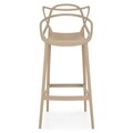 Scaun bar, Floyd, L.50 l.54 H.109, plastic, bej