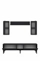 Comoda TV, Hanah Home, Didema 150, 150x40.5x30 cm, Antracit