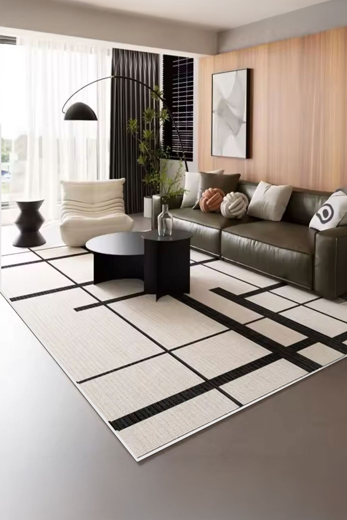 Covor, CLR-7306-HALI-50, 60x300 cm, Poliester, Crem