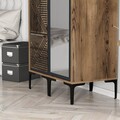 Dulap pentru haine, Hommy Craft, Kumsal PR, 80x47.5x201.4 cm, PAL, Nuc / Antracit
