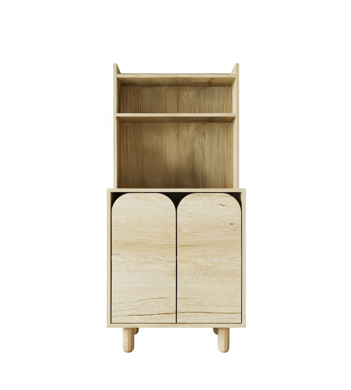 Dulap multifunctional, Hanah Home, Parma 2, 70x155x40 cm, PAL, Maro - view 3