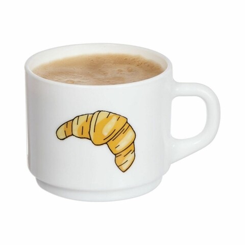 Ceasca, Luminarc, Gourmandise, Croissant, 220 ml, sticla, multicolor