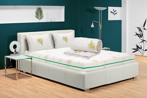 Pachet Saltea Bedora Confort Relax Aloe Vera 140 X 200 Cm + Pilota + Perne, Spuma Memory