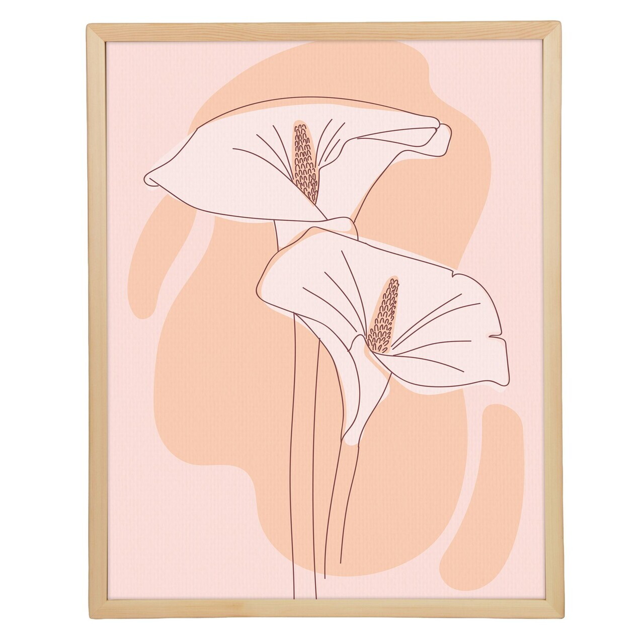 Tablou decorativ, Cc-D-Ah-1029 45 x 60, Canvas, Cadru: 100% LEMN (Grosime: 18 mm), Multicolor - view 2