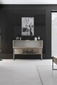Set mobilier living, Bexley, Luxe Set, Travertin / Argint