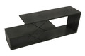 Comoda TV, Kalune Design, Zigzag, 120x40x30 cm, Antracit