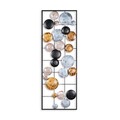 Decoratiune de perete, Camber, Metal, 90 x 32 x 4 cm, Multicolor