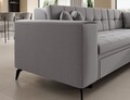 Coltar extensibil dreapta 4 locuri ELTAP, Sol-30, Solange, 292x196x84 cm, lemn/poliester, gri deschis