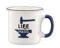 Cana Adventure Life is hard, Ambition, 510 ml, portelan, alb