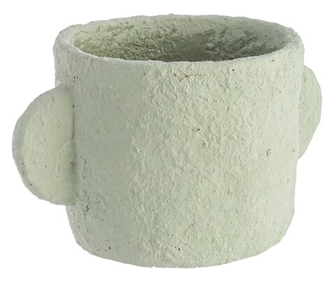 Poza Ghiveci, Ercolano Round, Bizzotto, 21x15x12.5 cm, ciment, verde