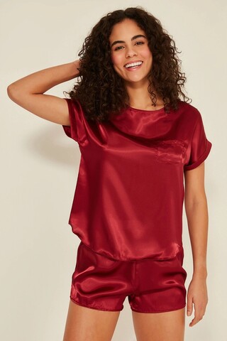 Set pijamale dama, 637bnc1363 - l, benicia, poliester, bordo