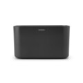 Organizator pentru accesorii baie, Brabantia, Caddy Dark Grey, 19.7x9.8x11 cm, polipropilena, gri inchis