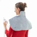 Perna electrica cu incalzire pentru gat si umeri Sholkad, InnovaGoods, zona cervicala, 60 × 45 cm, ergonomica, gri