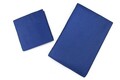 Lenjerie de pat dubla Super King (FR), 3 piese, De Dark Blue, Patik, Bumbac Satinat