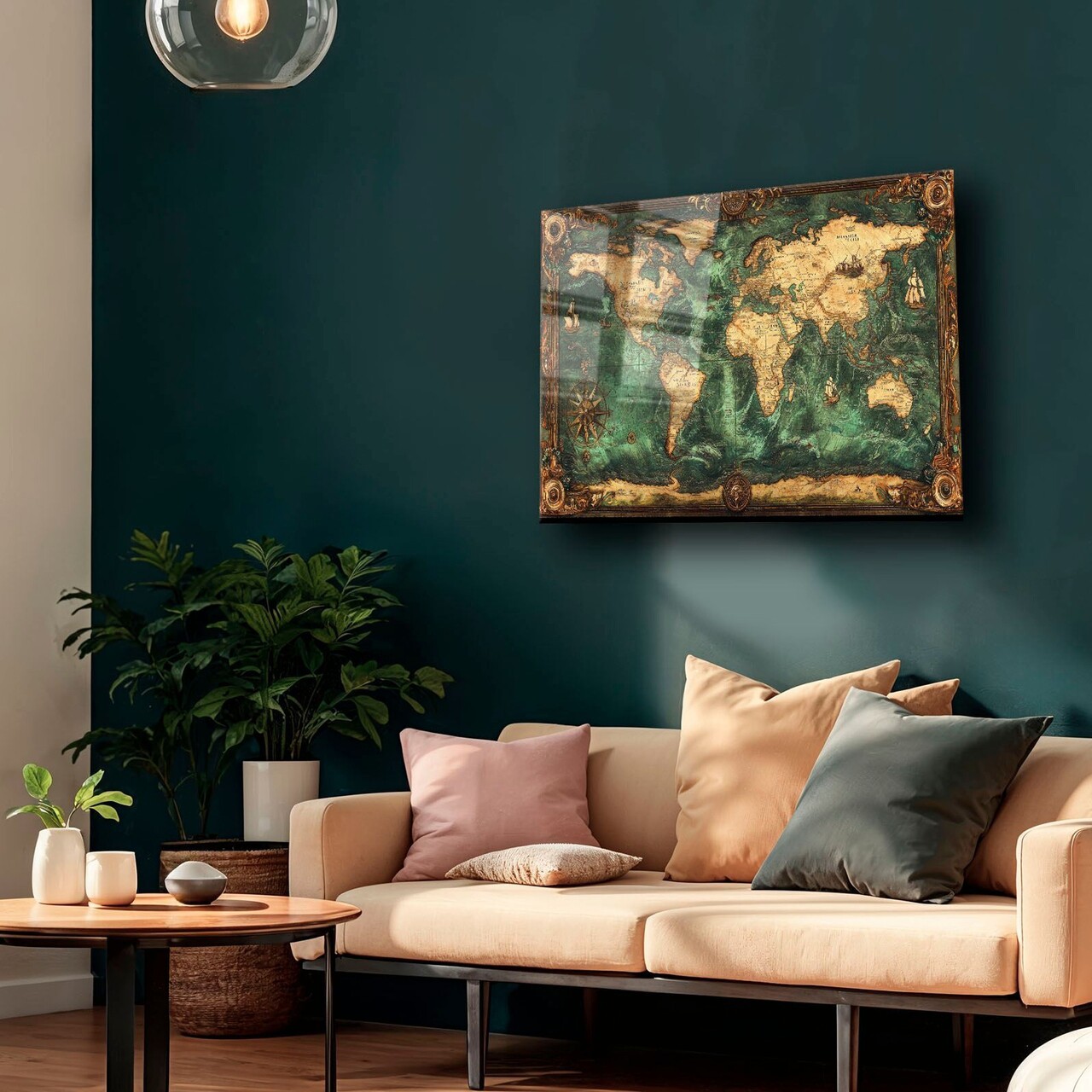 Tablou decorativ, Camtbl-002, 70 x 100 cm, Multicolor - view 3