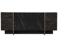 Bufet Veyron, Talon, 180 x 75.5 x 46.6 cm, negru/auriu