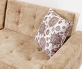 Canapea extensibila Cinar, Pandia Home, 209x80x80 cm, lemn, crem