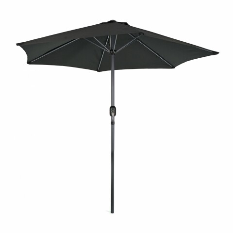 Umbrela universala cu manivela, Heinner, 38 cm, negru