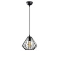Lustra, Diamond - 704-S, Sheen, 23 x 117 cm, 1 x E27, 40W, negru