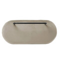 Bancheta Ina, Homla, 95x45x61 cm, otel/MDF/catifea din poliester, bej