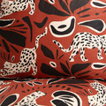 Lenjerie de pat dubla Tigro, Homla, 3 piese, 160x200 cm, bumbac, multicolor