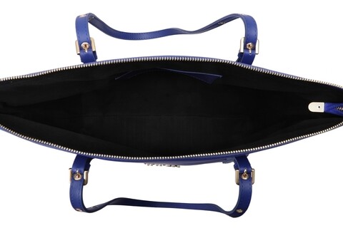 Geanta Juicy Couture 349, 45x25x30 cm, piele ecologica, albastru sax