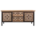 Bufet inferior Creaciones Meng, 120x35x54 cm, MDF, natural